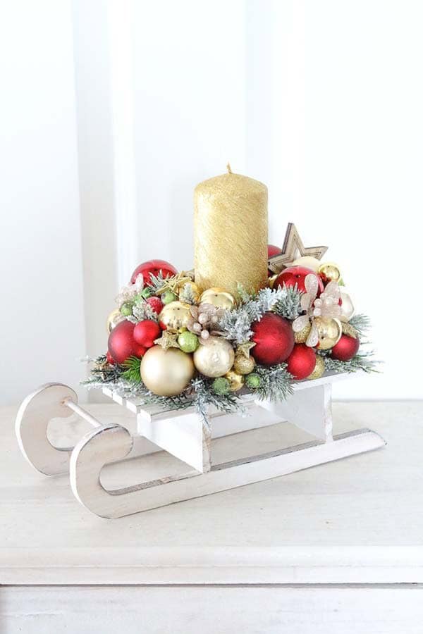 Unleash Your Creativity with a Sleigh Candle Centerpiece