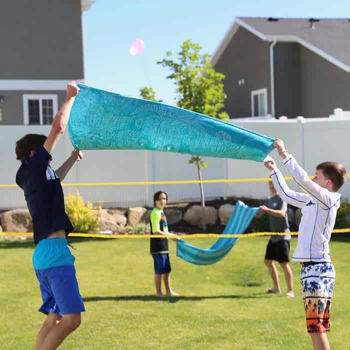 Teamwork Water Balloon Volleyball