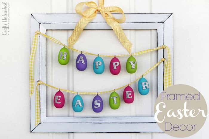 Create a Festive Easter Wall Decor with Wooden Eggs