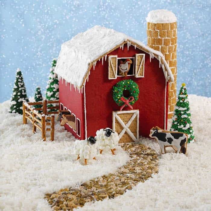 Add Farmhouse Charm with a Gingerbread Barn