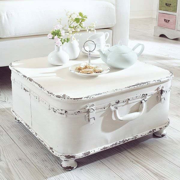 Vintage Travel Trunk Coffee Table