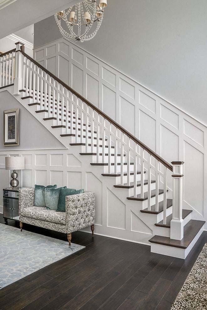 Staircase Wainscoting Ideas