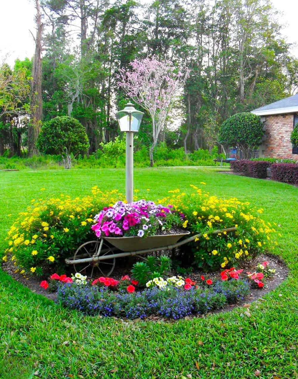 Whimsical Wheelbarrow Planter