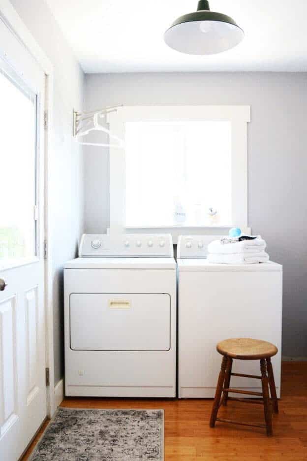 Create a Laundry Room with Accents and Accouterments