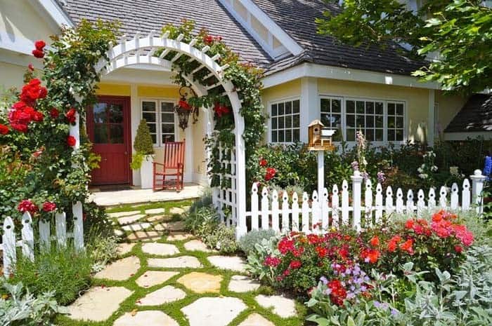 Flowering Arbor Entrance Adds Instant Charm