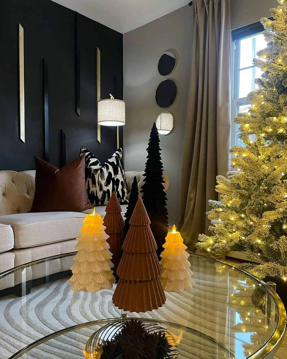 Black And Gold Trees