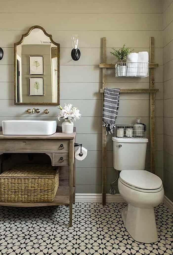 Add Rustic Wood To Painted Shiplap