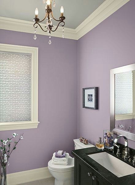 Refresh Your Bathroom with Light Purple