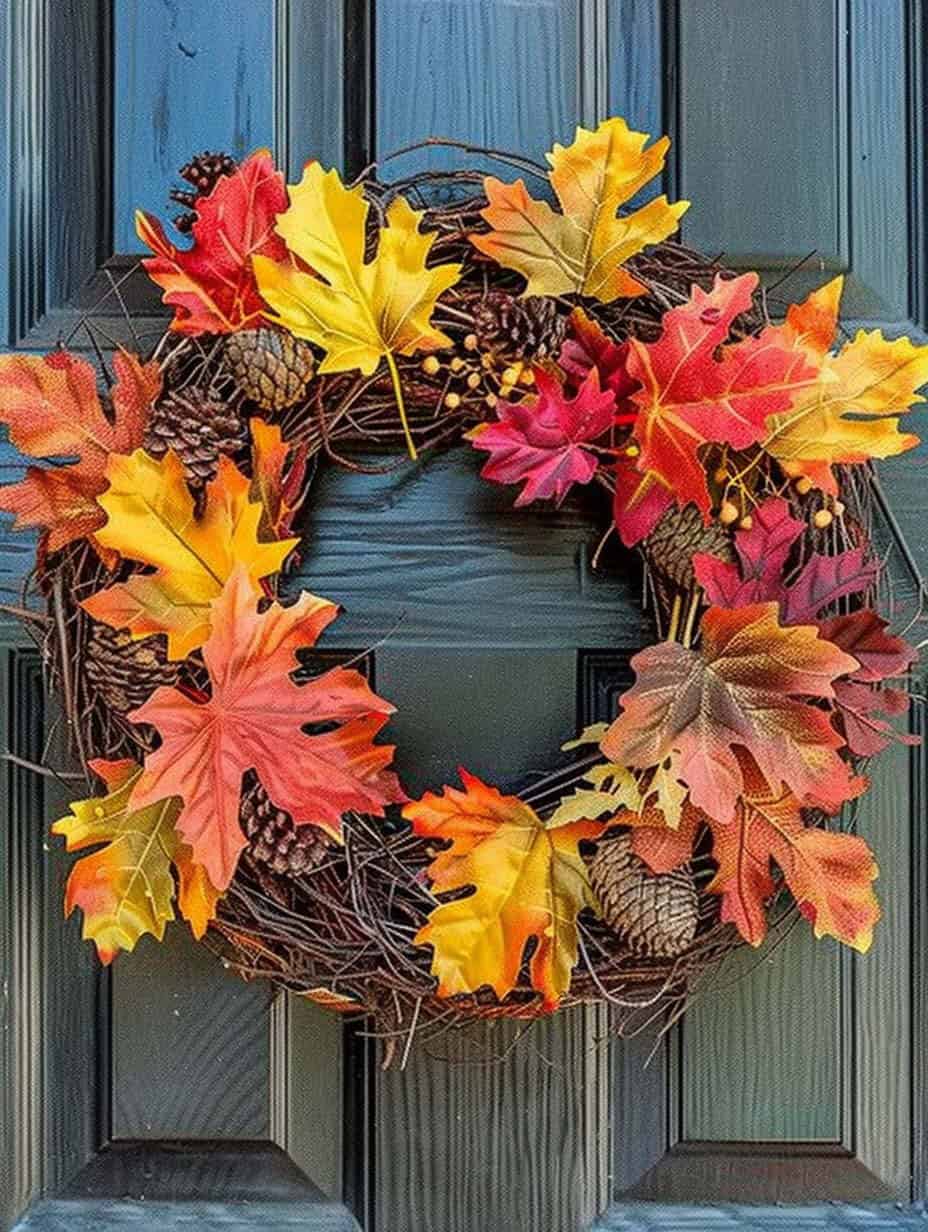 Autumn Leaf Wreath