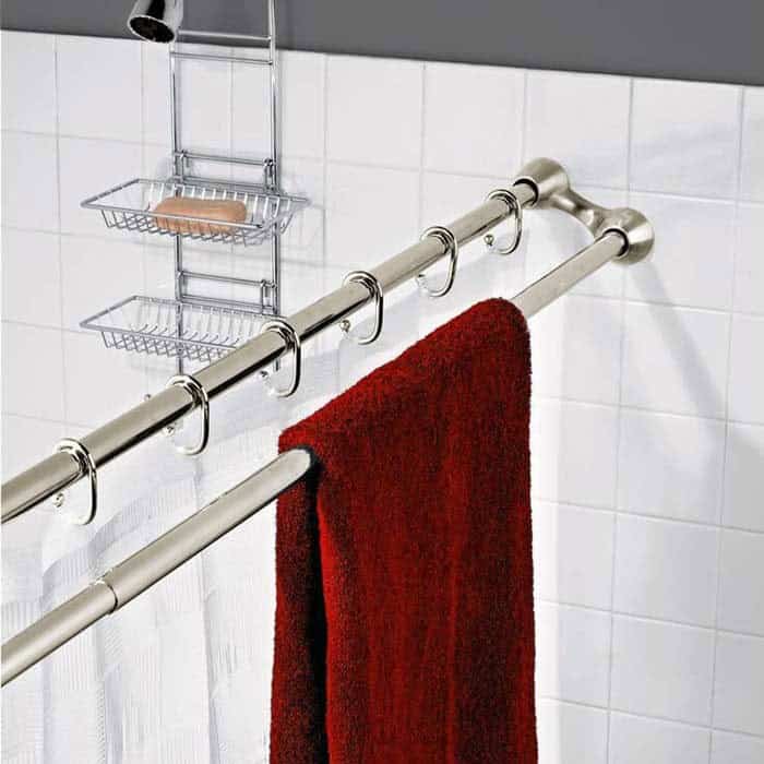 Create a Convenient Towel Hanger for Your Shower Time