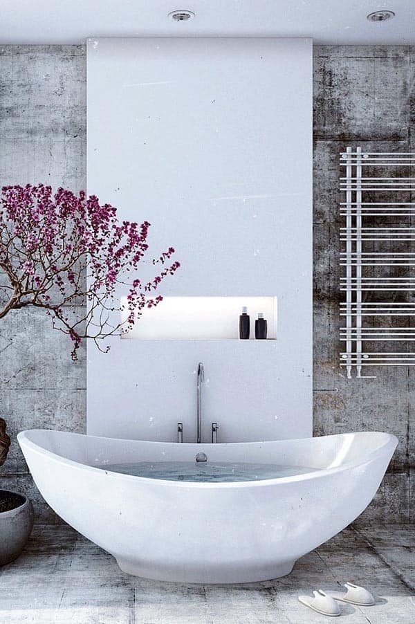 Embrace Minimalism with an Oval Freestanding Tub