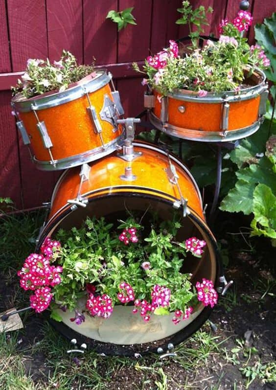 Drum Set Planter