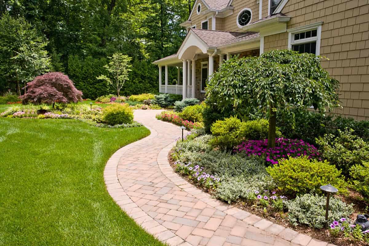 Flower Bed To Line The Walkway