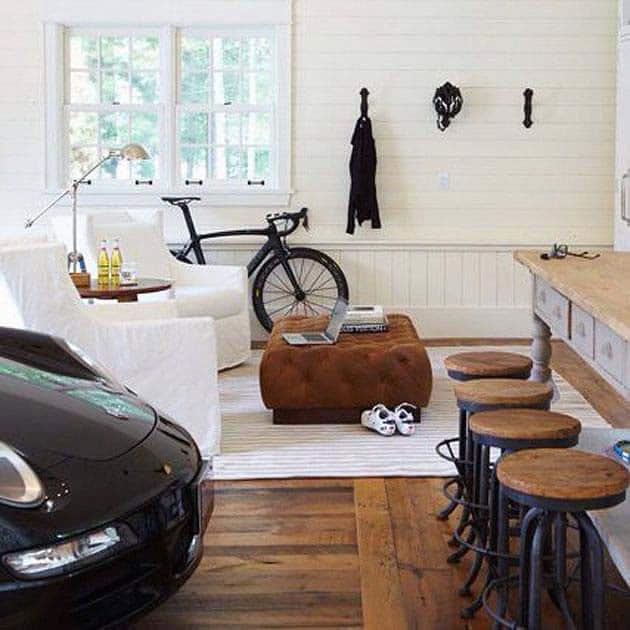 Luxe Garage Man Cave Bar