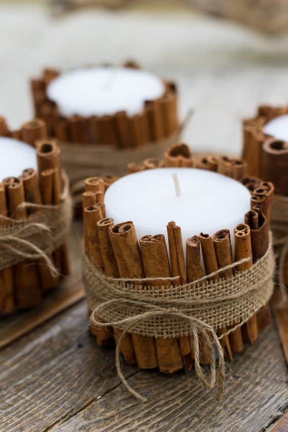 Cinnamon Stick Candles