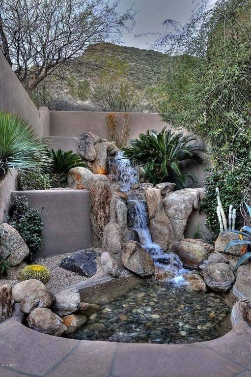 Get Unmatched Aesthetic with a Waterfall and Pond