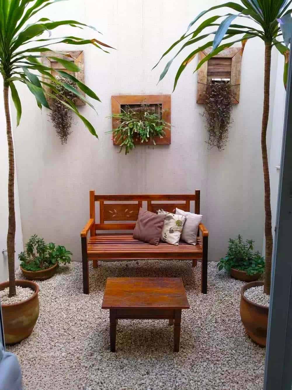 Tranquil Courtyard Corner