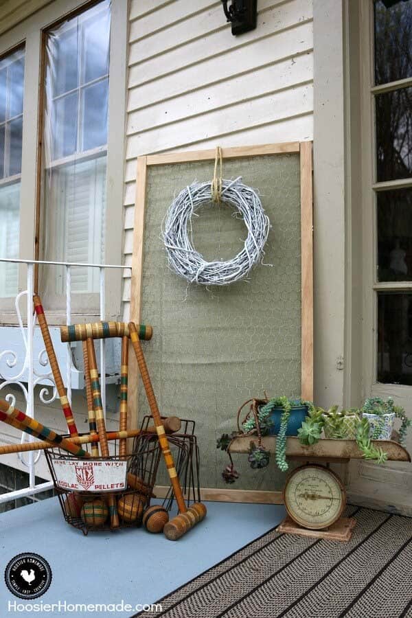 Croquet Set Corner Display