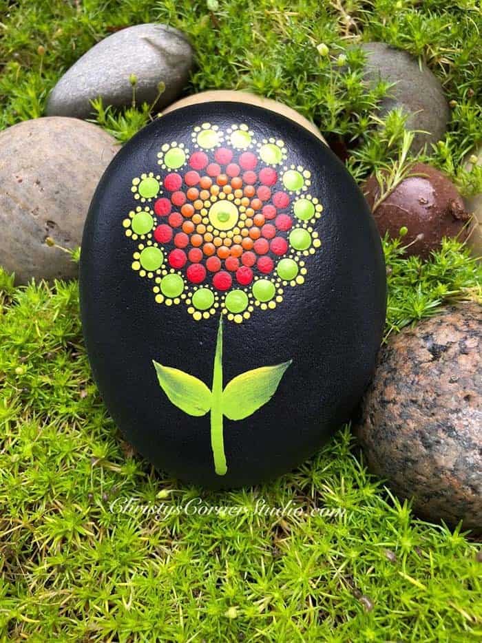 Mandala Painted Rocks