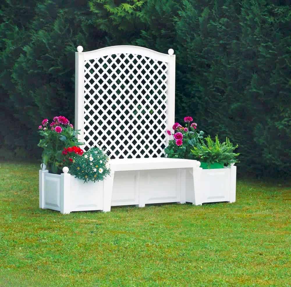 Planter Bench Elegance