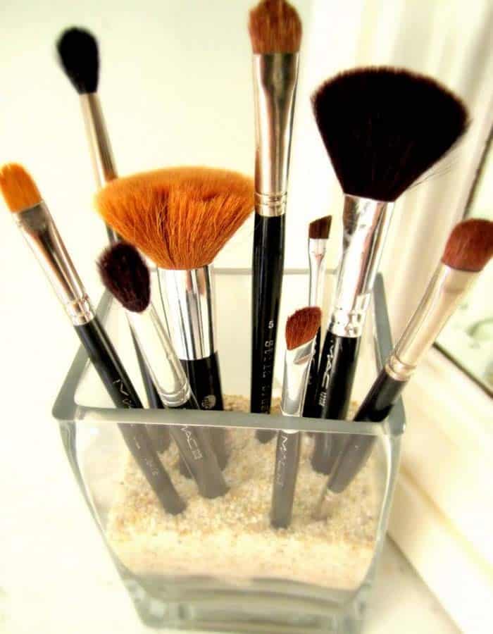 Create a Stylish Brush Holder for Your Vanity