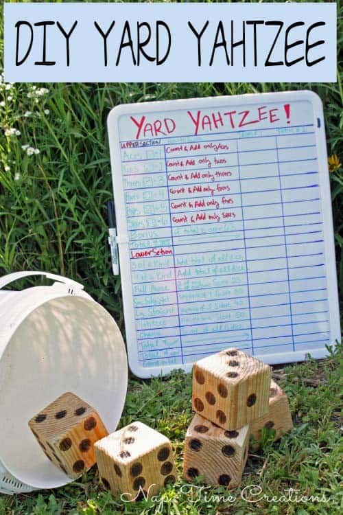 Giant DIY Yahtzee