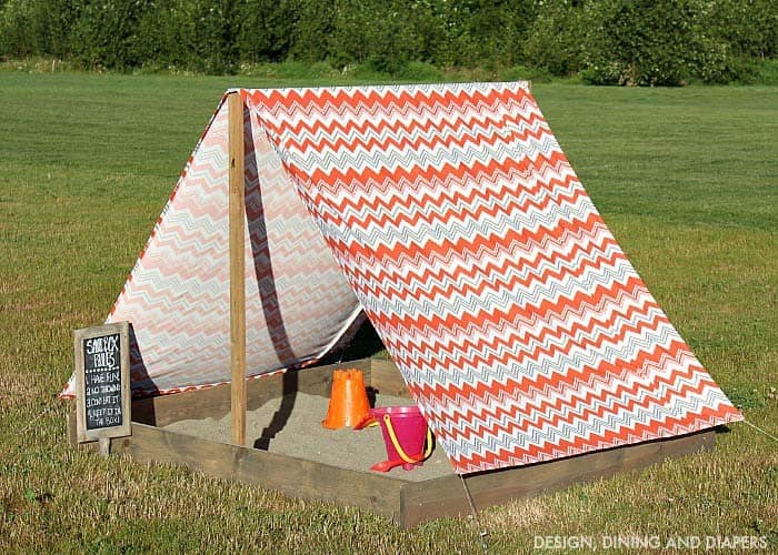 Easy DIY Sand Tent