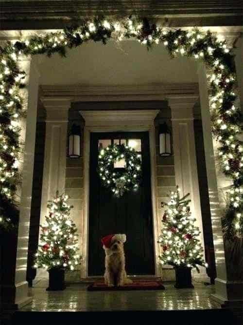 Give Your Porch an Enchanting Look with Christmas Lights