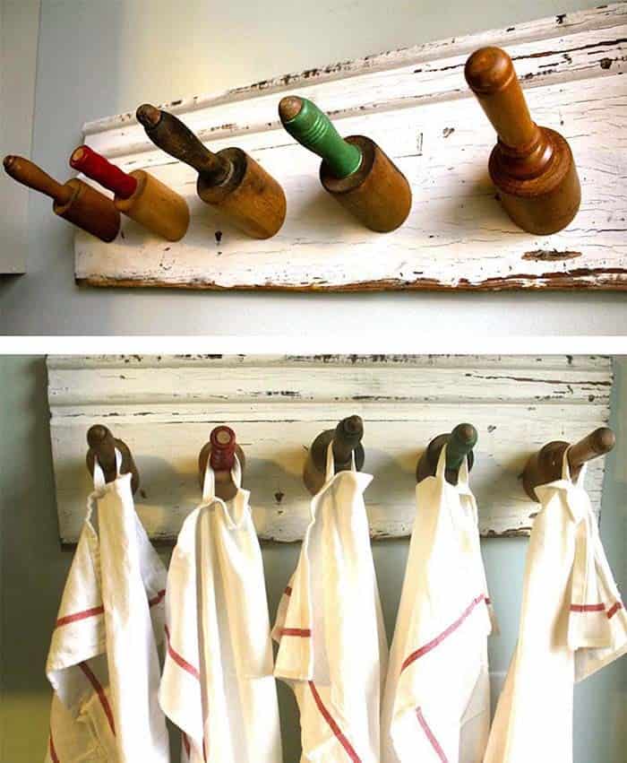 Hang Your Kitchen Essentials with Rolling Pins