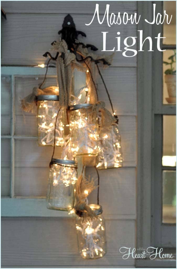 Creative DIY Mason Jar Lighting Idea