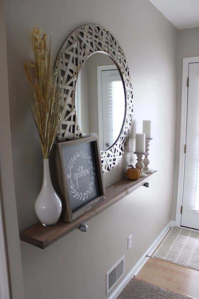 Suspend Beam Tables for a Stylish Entryway