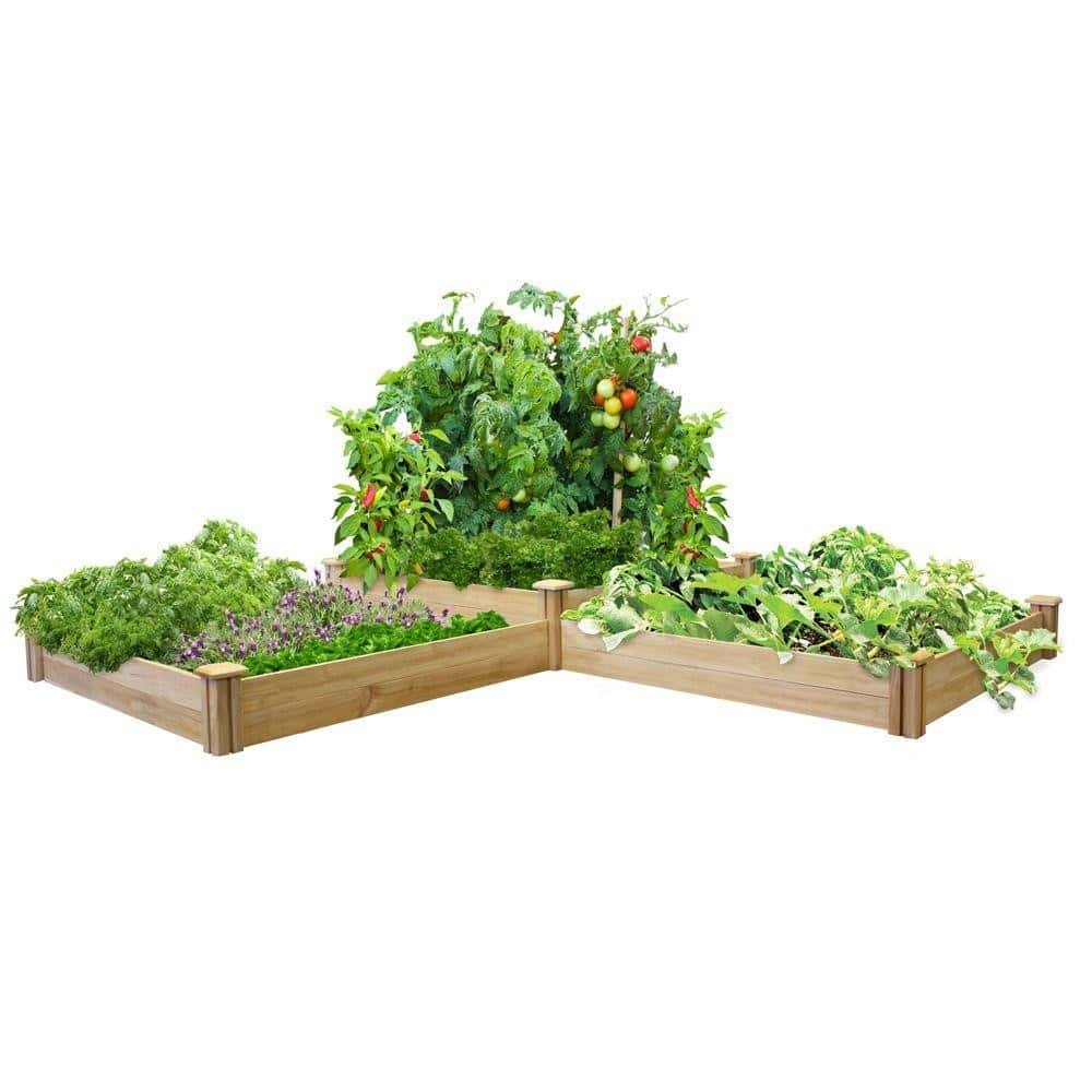 Two Tiers Dovetail Raised Garden Bed