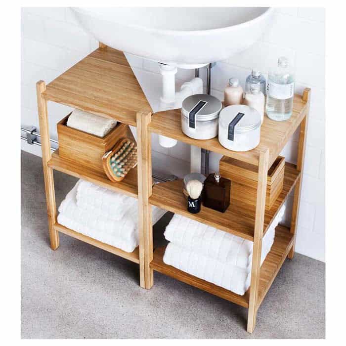 Add Character to a Bathroom with anUnder-Sink Wooden Unit