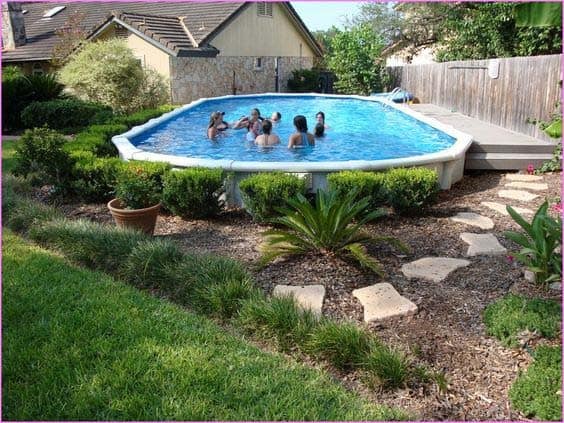 Create a Shady Pool Oasis with Bushes