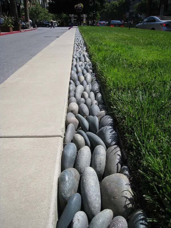 Edge Your Garden with Large Rocks