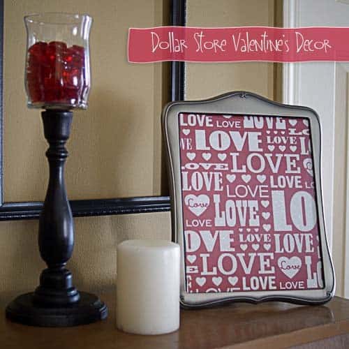 Decorate Your Mantel with Valentine’s Day Pieces