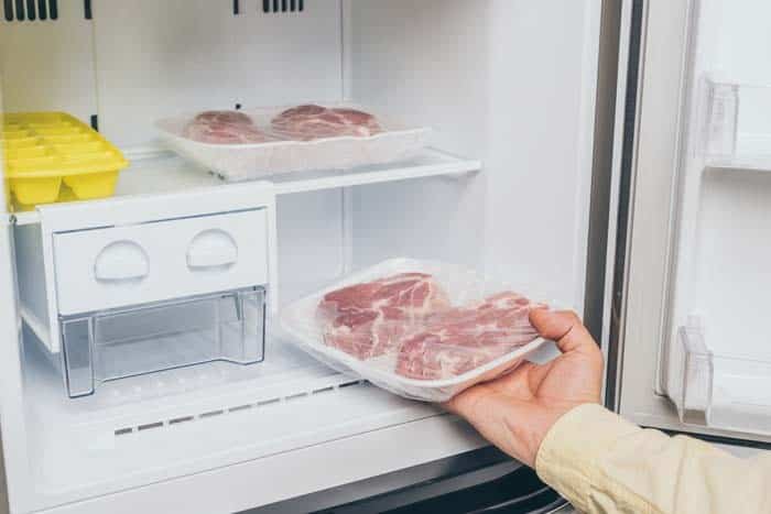 Keep Meat in the Lower Fridge Shelves