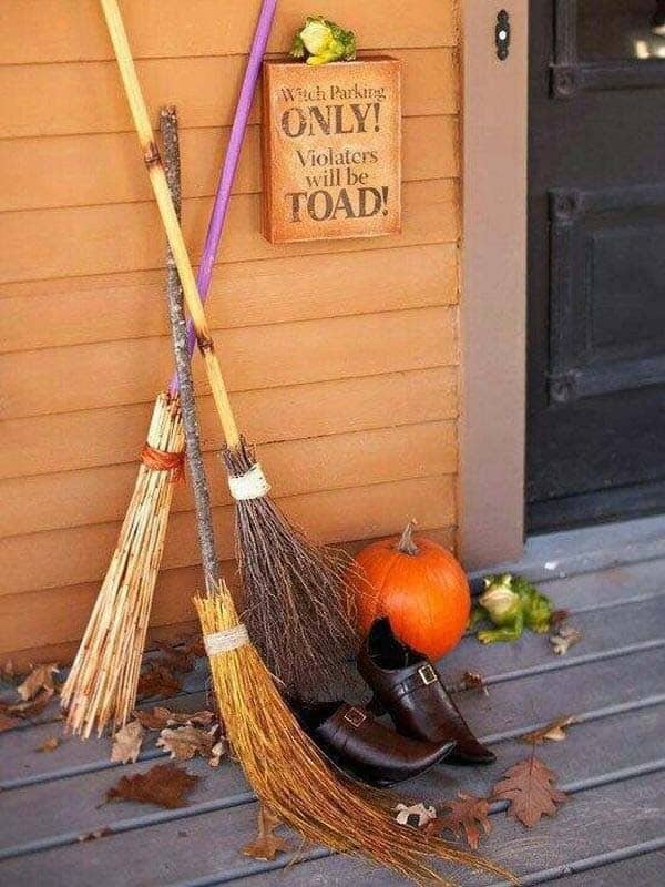 Broom Parking Porch