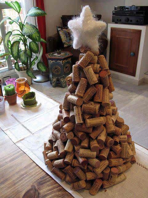 Create a Festive Christmas Tree with Wine Corks