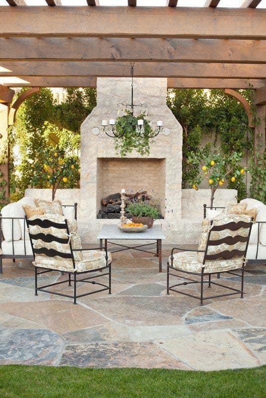 Add Elegance to Your Pergola with a Candle Chandelier