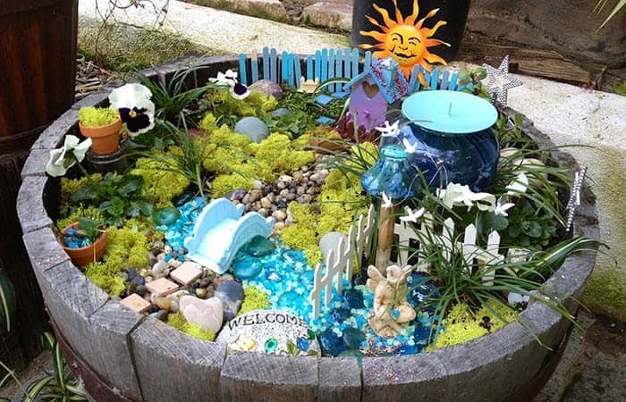 Make a Seaside Fairy Garden with Turquoise