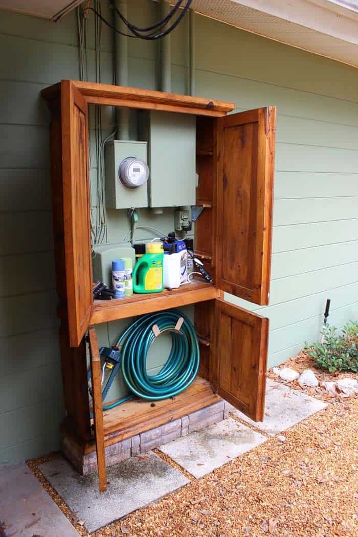 Outdoor Armoire for Wires