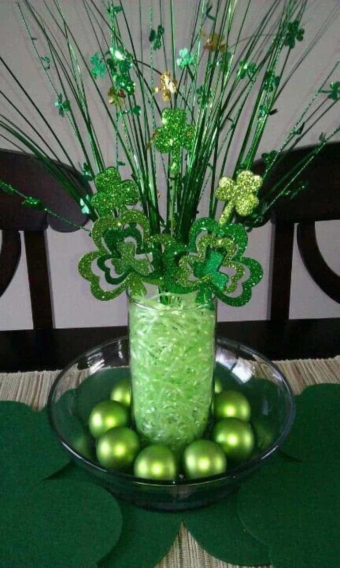 Create a St. Patrick’s Day Centerpiece with Baubles