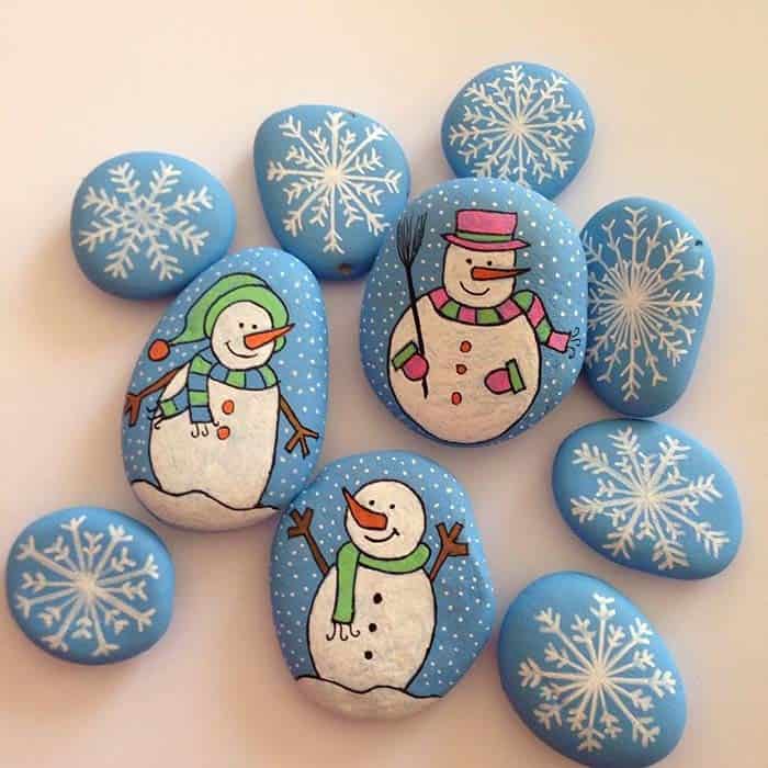 Christmas Painted Rocks