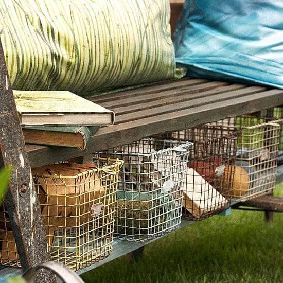 Storage under The Bench