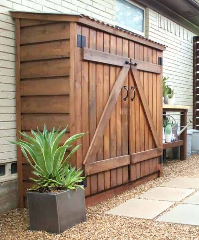 Half-Size Rustic Shed