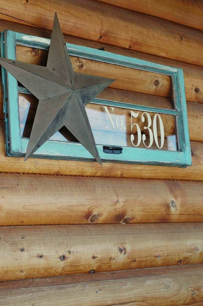 Welcome Guests with a Country-Style House Number Display