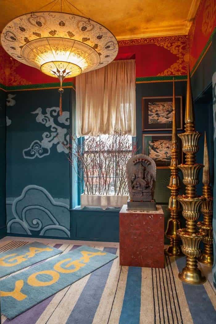 Oriental Décor For Yoga Practice