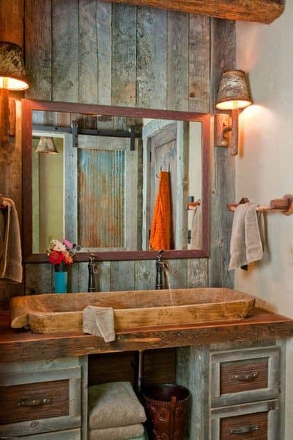 Get the Feel and Look of a Vintage Farmhouse Bathroom