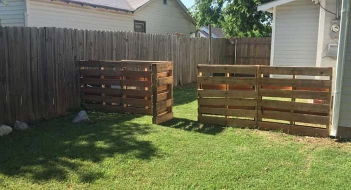 A Barrier Fence From Pallets